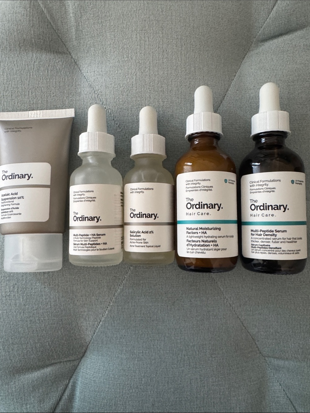 The Ordinary Skincare + Hair Care 5-Piece Bundle